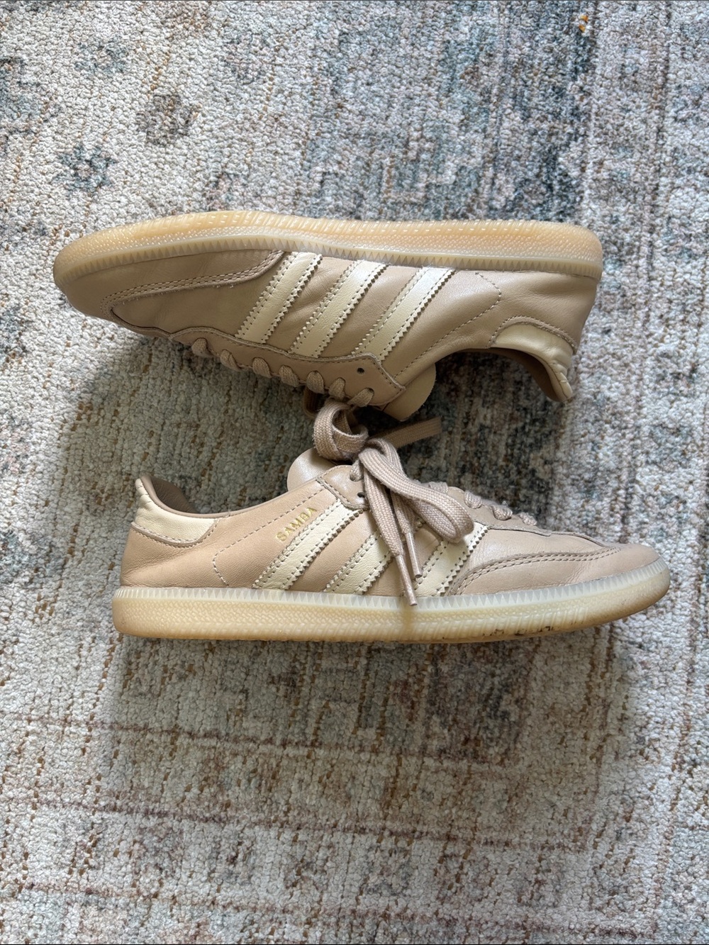 adidas Samba Decon Sneakers - Light Tan/Beige men’s 4/ women’s 5-Very Rare Color - Picture 8 of 14